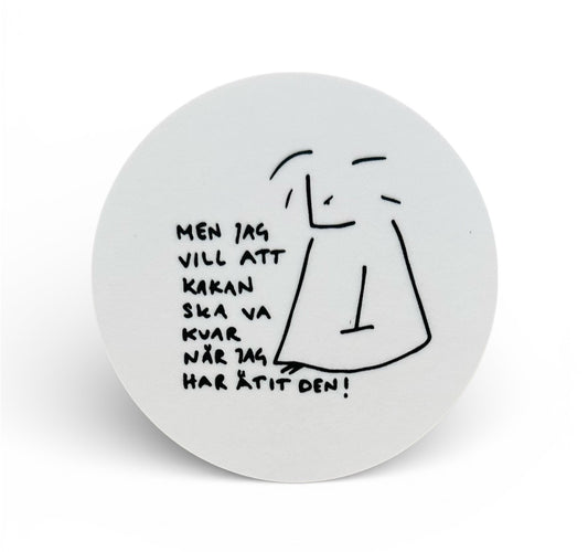 Glasunderlägg "Kakan"