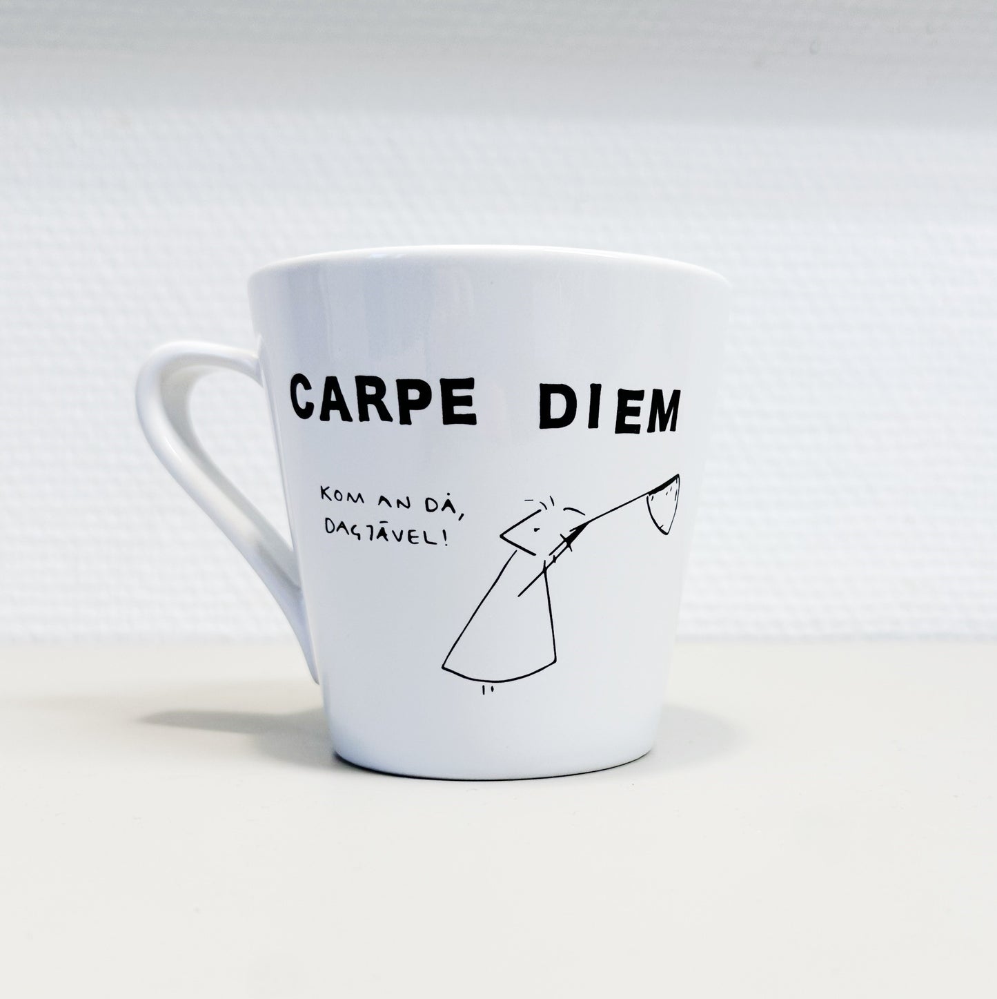 Porslinsmugg, Carpe Diem