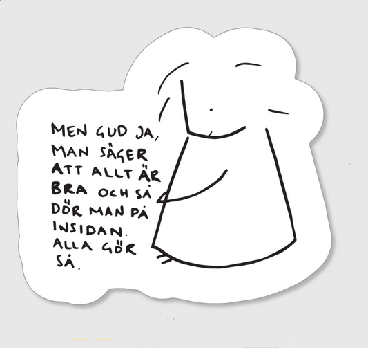 Klistermärke "Alla gör så"
