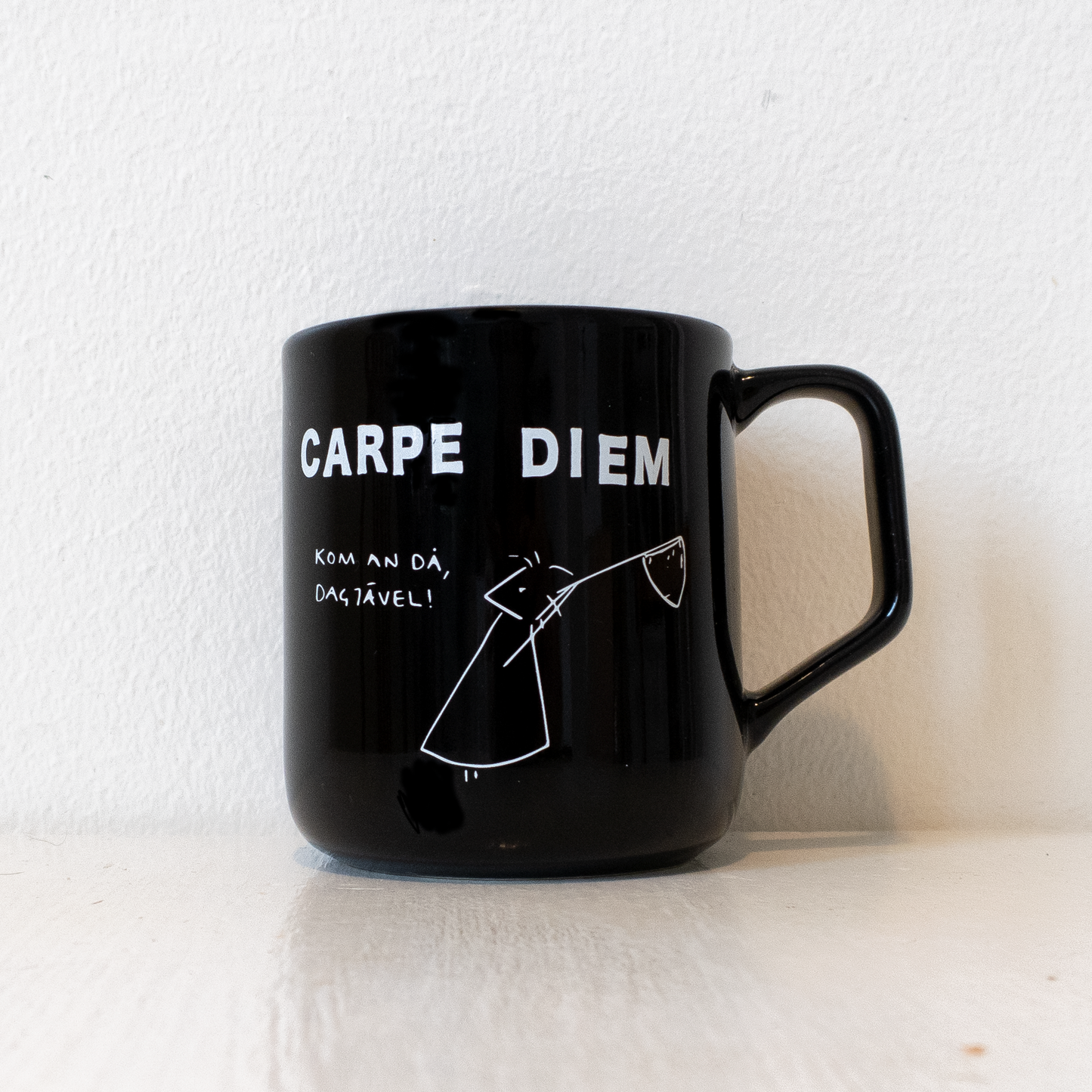 Porslinsmugg, Carpe Diem