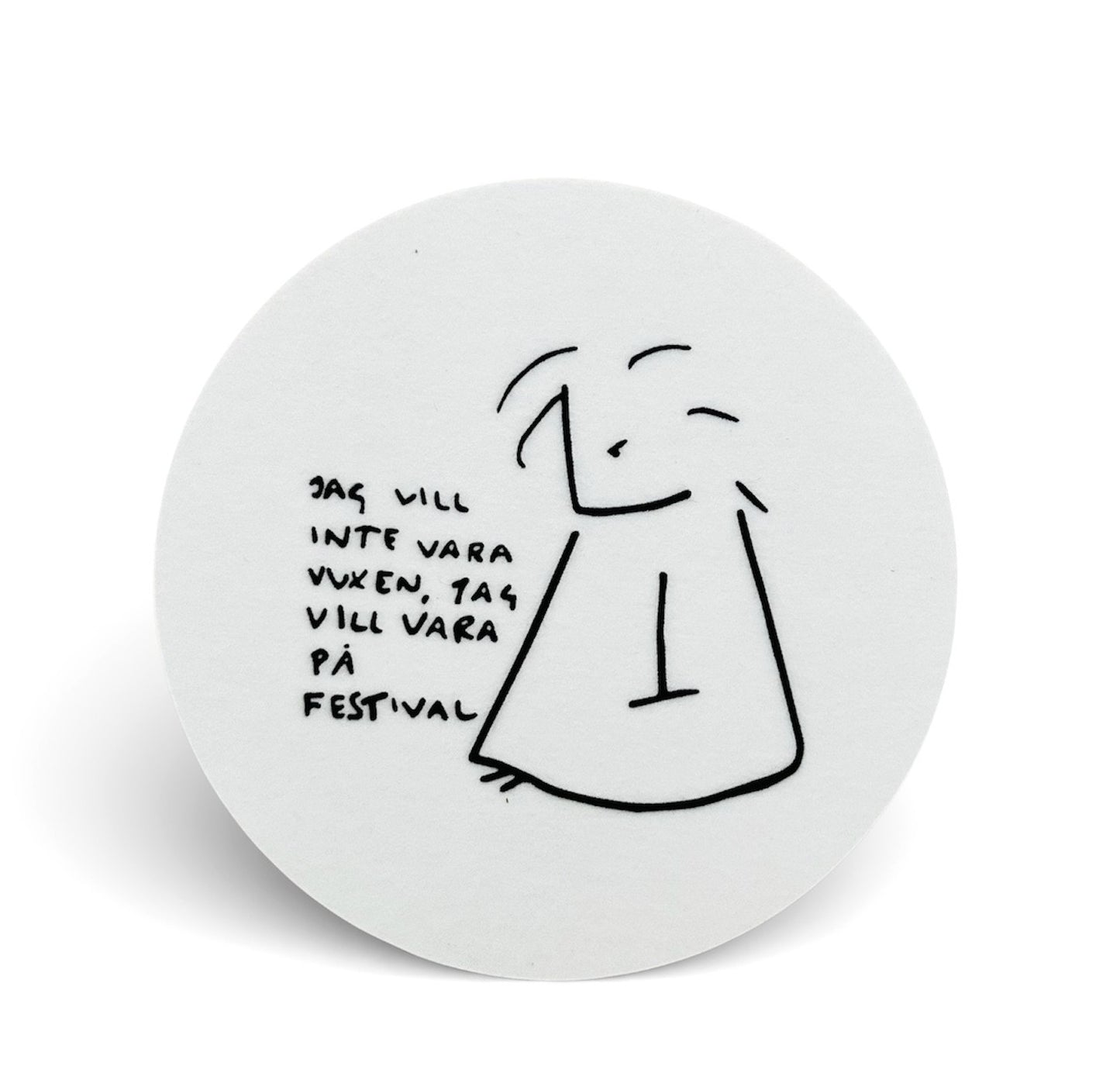 Glasunderlägg "Festival"