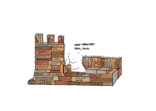 Ingen verklighet idag, tack