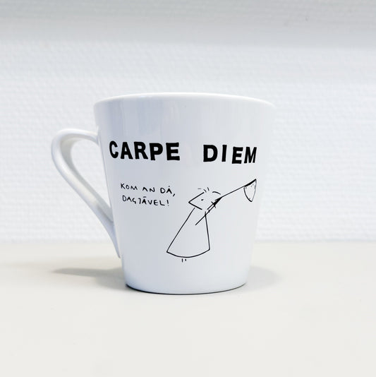 Porslinsmugg, Carpe Diem