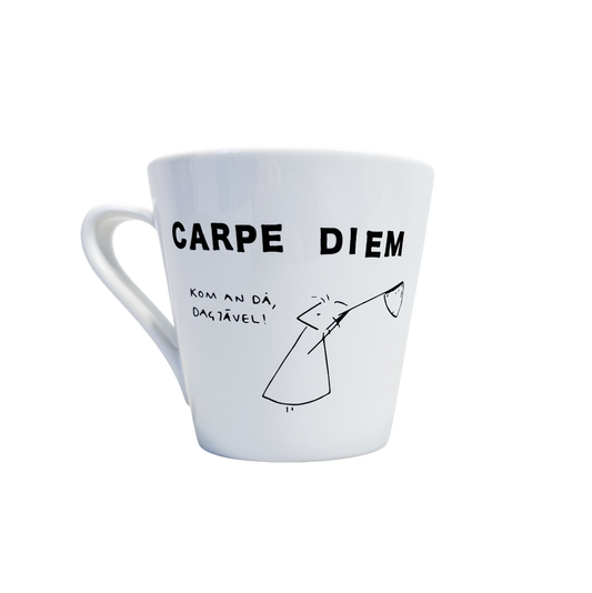 Porslinsmugg, Carpe Diem
