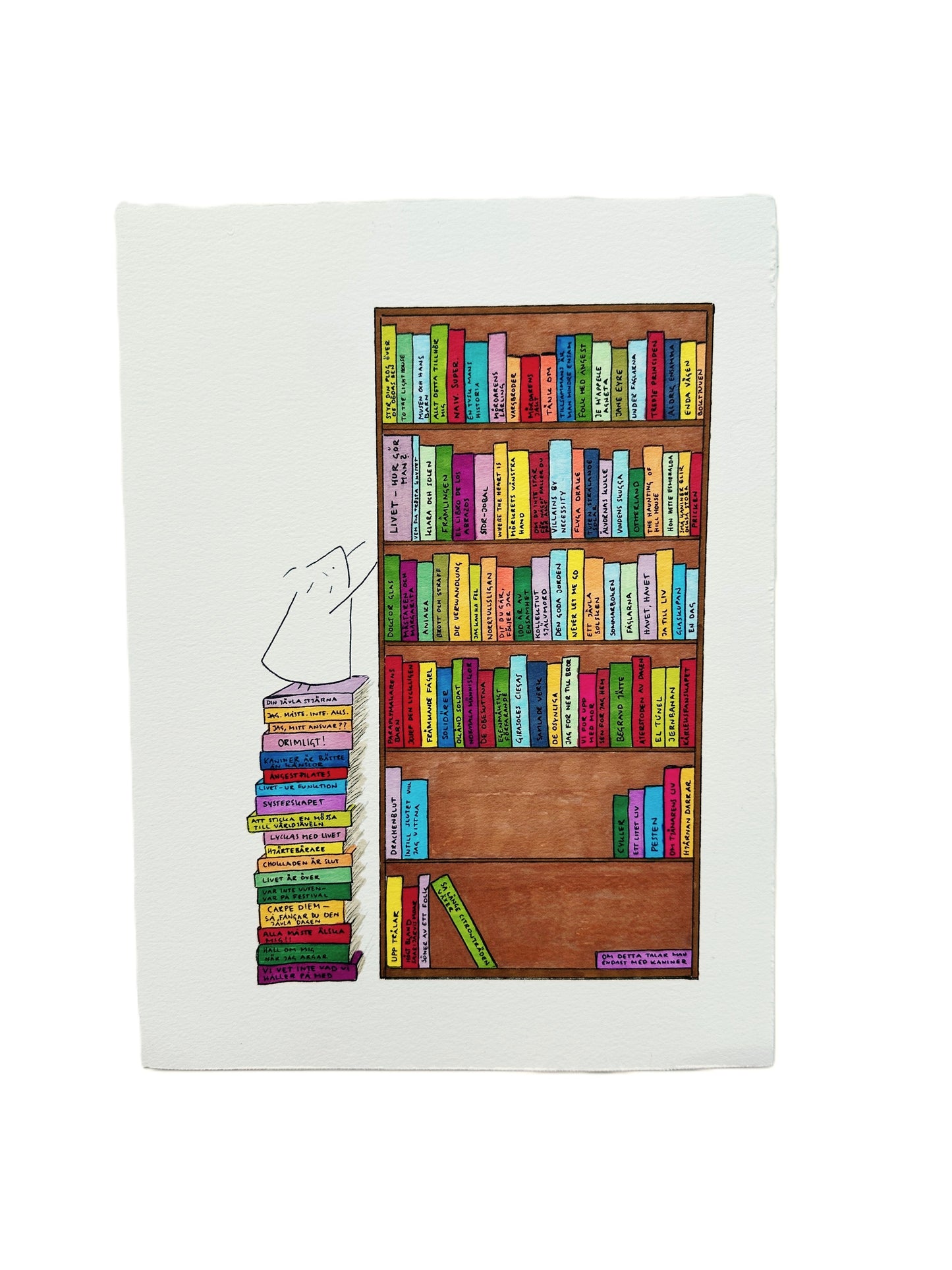 Original "Bokhylla" eller "Livet - hur gör man?"