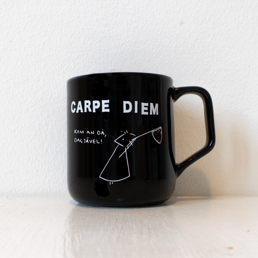 Porslinsmugg, Carpe Diem